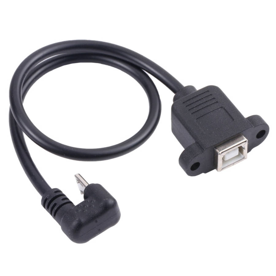 Micro USB Male to B-type Square Print Port Female Connector Cable, Micro USB to B-type Square