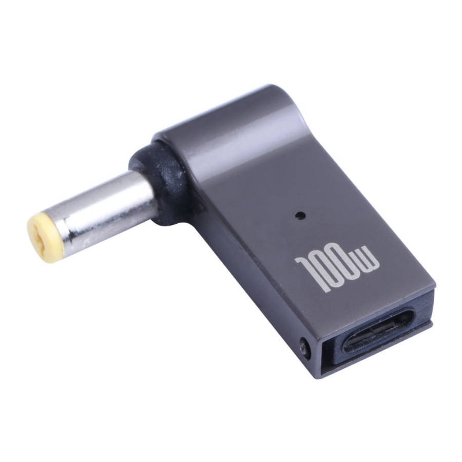 100W USB-C / Type-C Female to DC 5.5x1.7mm Male Computer Charging Adapter for Acer, Type-C Female...