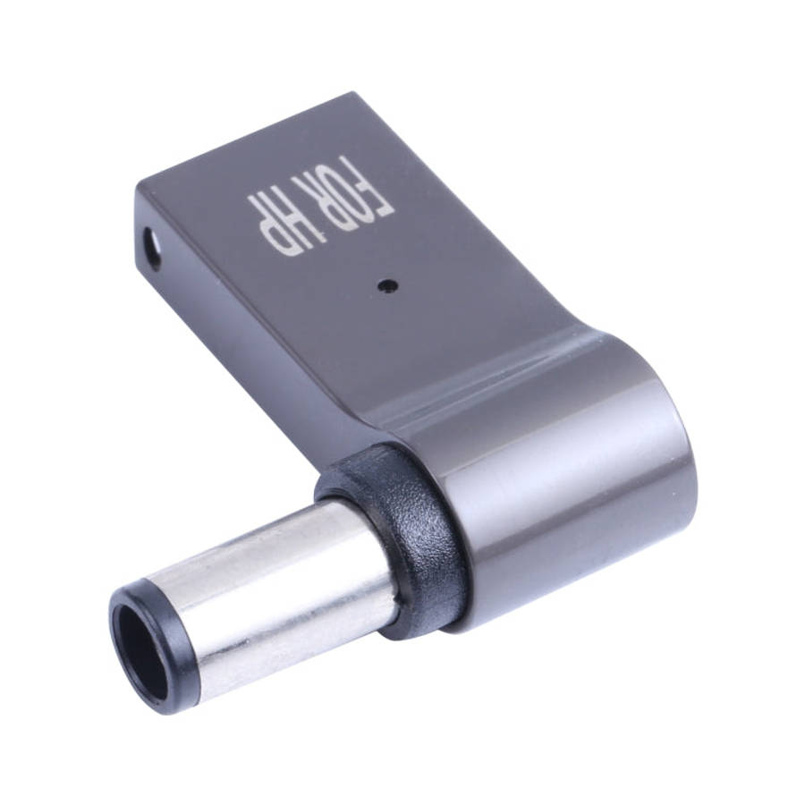 100W USB-C / Type-C Female to DC 7.4x0.6mm Male Computer Charging Adapter for HP, Type-C Female t...