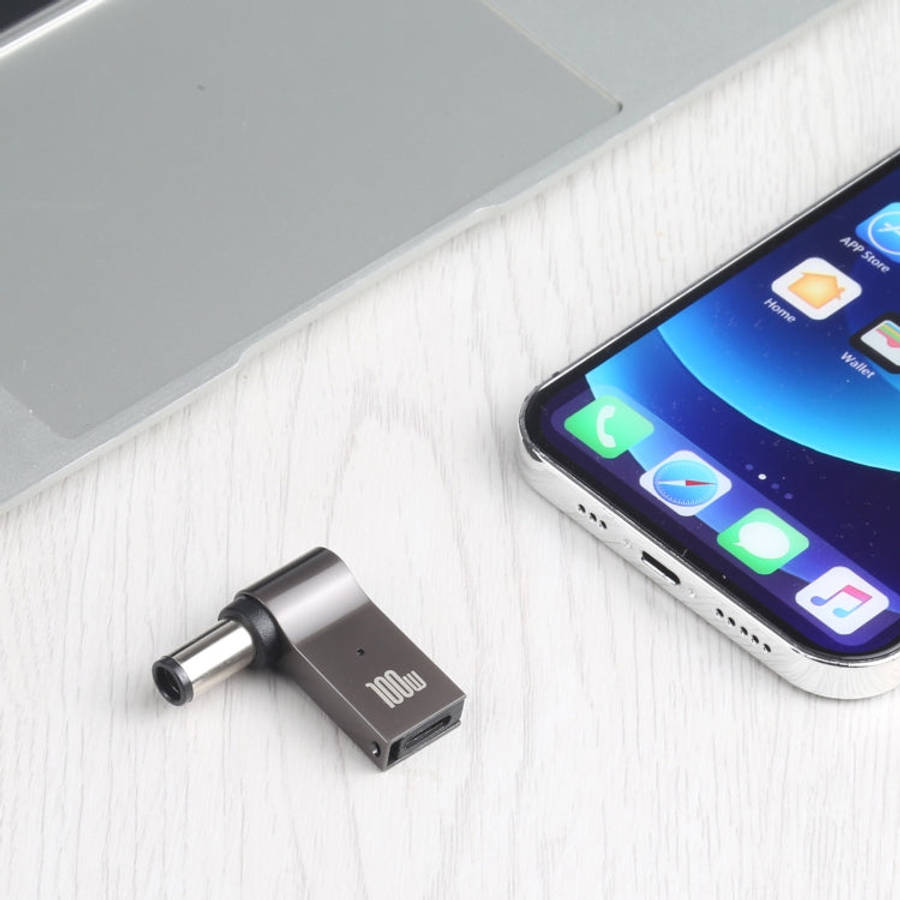 100W USB-C / Type-C Female to DC 7.4x0.6mm Male Computer Charging Adapter for HP, Type-C Female t...