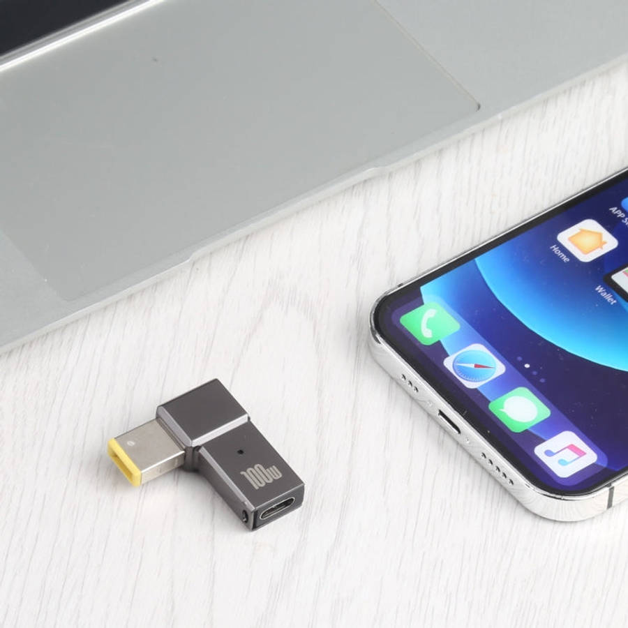 100W USB-C / Type-C Female to Big Square Computer Charging Adapter for Lenovo, Type-C Female to B...