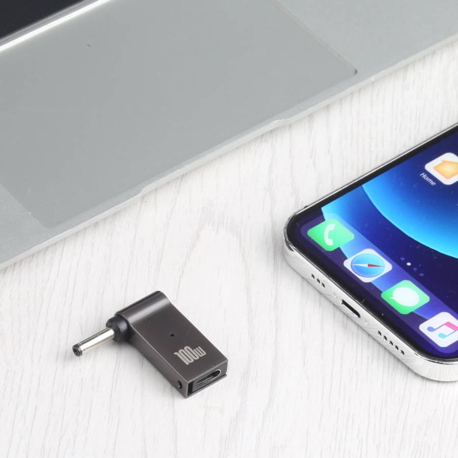 100W USB-C / Type-C Female to DC 3.5x1.35mm Male Computer Charging Adapter, Type-C Female to DC 3...