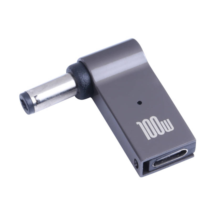 100W USB-C / Type-C Female to DC 5.5 x 2.1mm Male Computer Charging Adapter, Type-C Female to DC ...