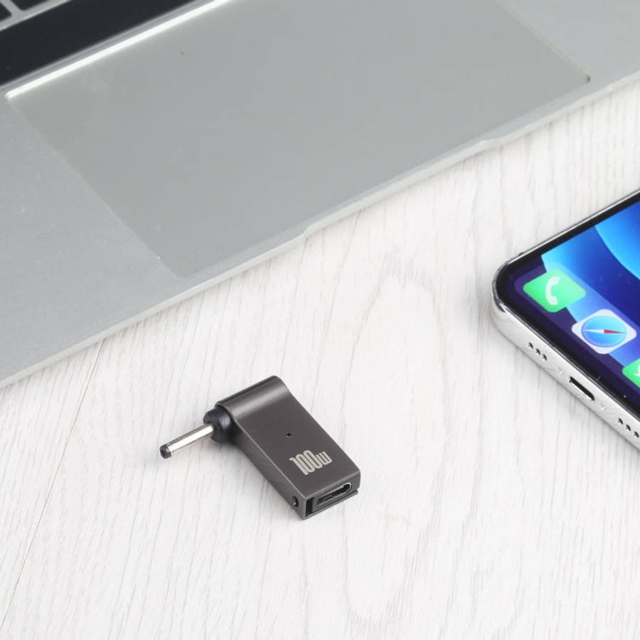 100W USB-C / Type-C Female to DC 3.0x1.1mm Male Computer Charging Adapter for Acer, Type-C Female...