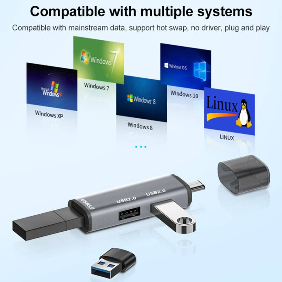ADS-302C 3 In 1 Multi-function Type-C / USB-C HUB Docking Station, ADS-302C
