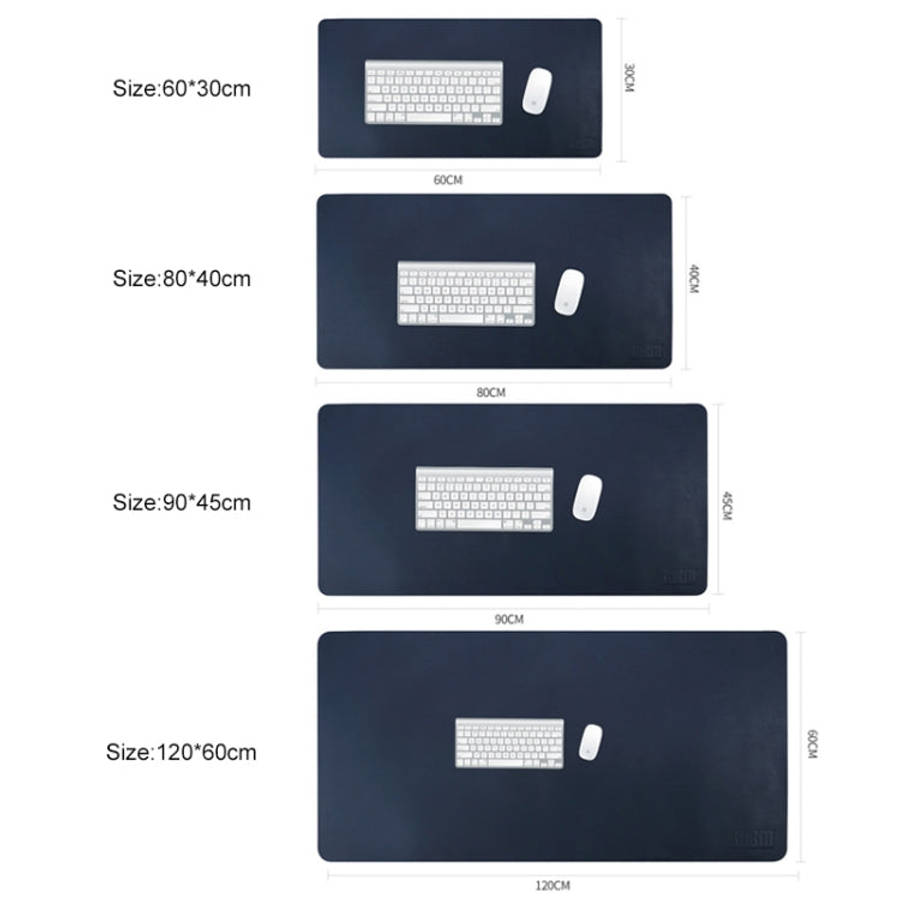 BUBM Multifunction Super Large Non-slip PU Leather Single-sided Mouse Pad Office Desk Mat, Size: ...