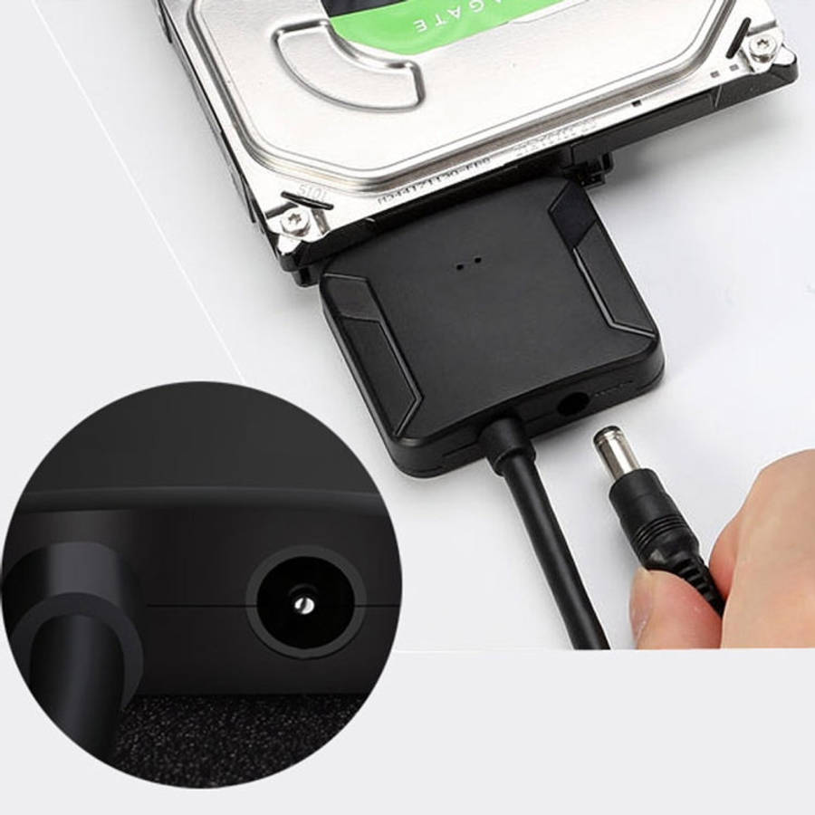 Professional SATA to USB 3.0 Cable Adapter 2.5 / 3.5 inch SSD Hard Drive Expanding Connector, 2.5...