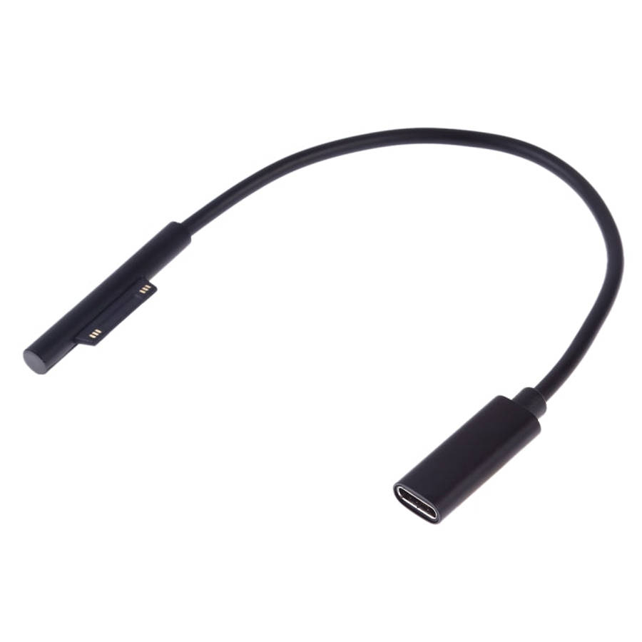 USB-C / Type-C Female to 6 Pin Male Laptop PD Fast Charging Cable for Microsoft Surface Pro 9 / 8...