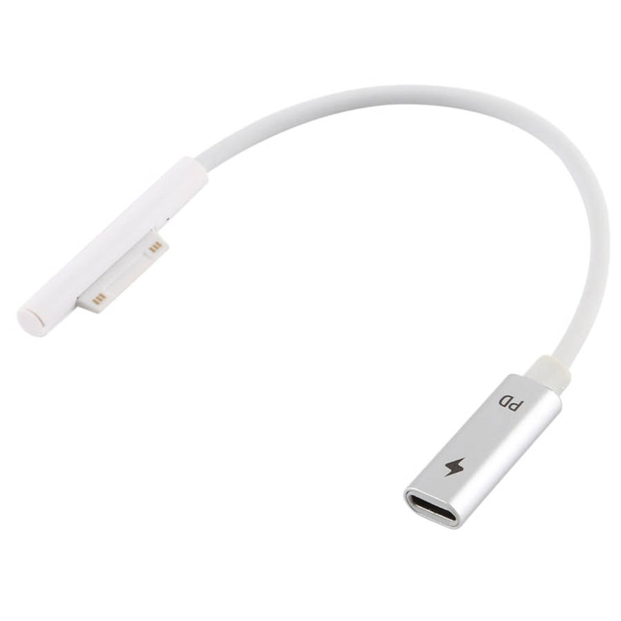 USB-C / Type-C Female to 6 Pin Male Laptop PD Fast Charging Cable for Microsoft Surface Pro 9 / 8...