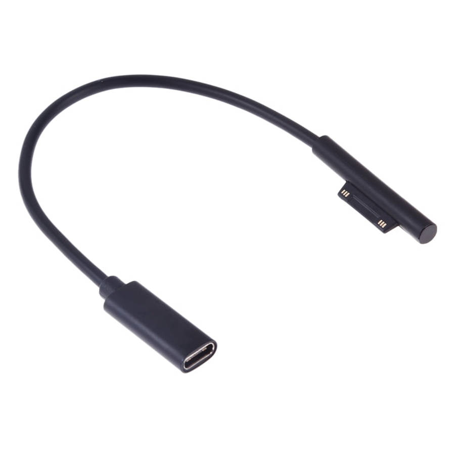 USB-C / Type-C Female to 6 Pin Male Laptop PD Fast Charging Cable for Microsoft Surface Pro 9 / 8...