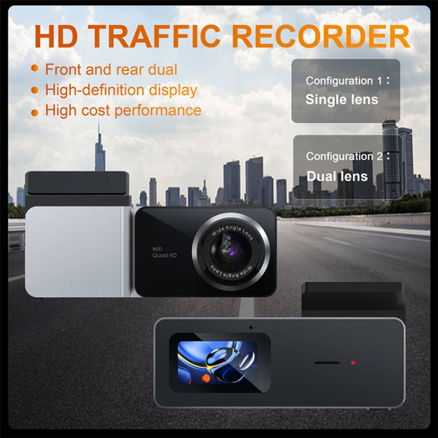 U06 2K Ultra HD Night Vision WiFi Car Driving Recorder Support Mobile APP, U06