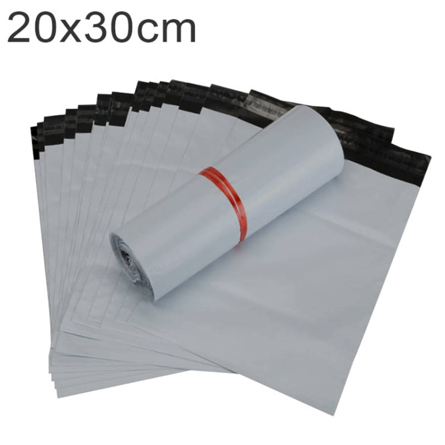 100 PCS / Roll Thick Express Bag Packaging Bag Waterproof Plastic Bag, Size: 20x30cm (Dark Grey),...