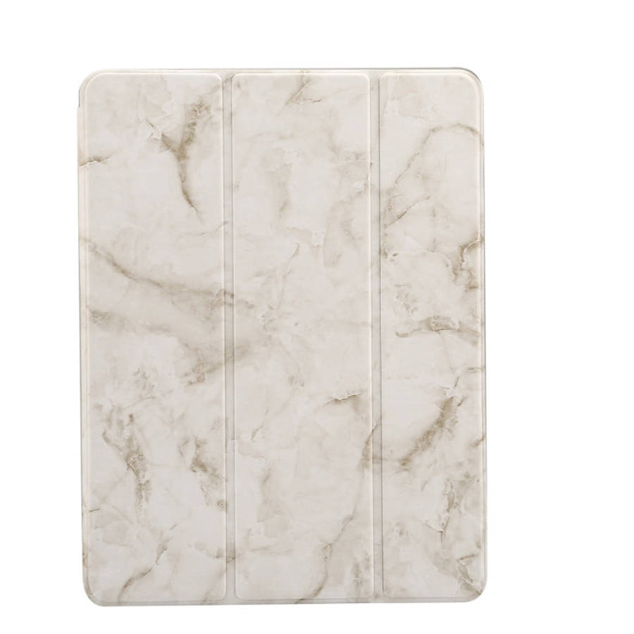 Marble Texture Pattern Horizontal Flip Case for iPad 9.7 (2018) , with Three-folding Holder & Pen...