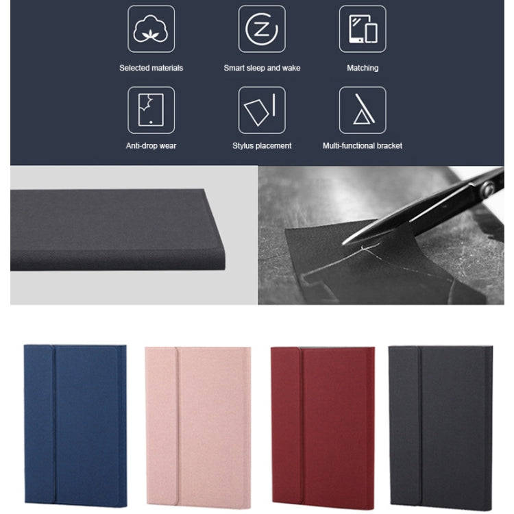 508A Detachable Bluetooth Keyboard + Horizontal Flip Leather Tablet Case with Holder & Colorful B...