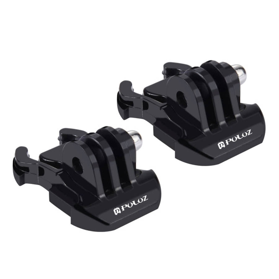 2 PCS PULUZ Horizontal Surface Quick Release Buckle for GoPro, Insta360, DJI and Other Action Cam...