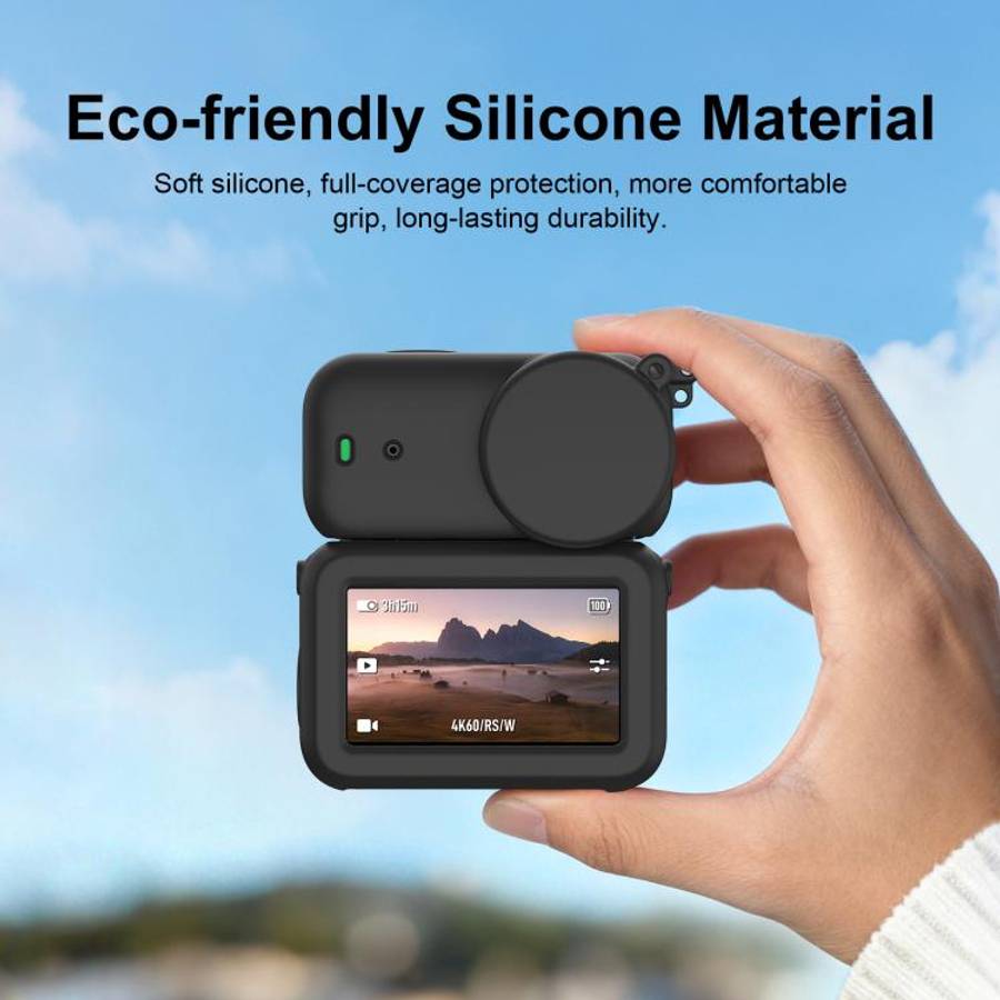 For DJI Osmo Nano Transmission Module & Lens & Body 3 in 1 Silicone Protective Cover, For DJI Osm...