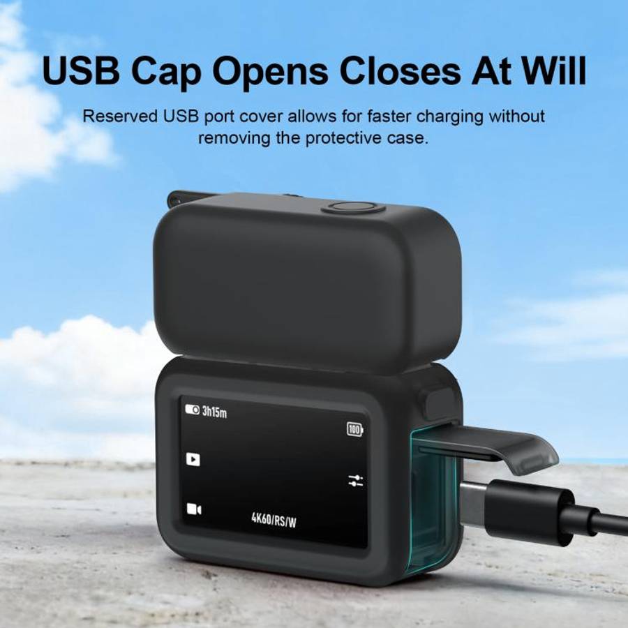 For DJI Osmo Nano Transmission Module & Lens & Body 3 in 1 Silicone Protective Cover, For DJI Osm...