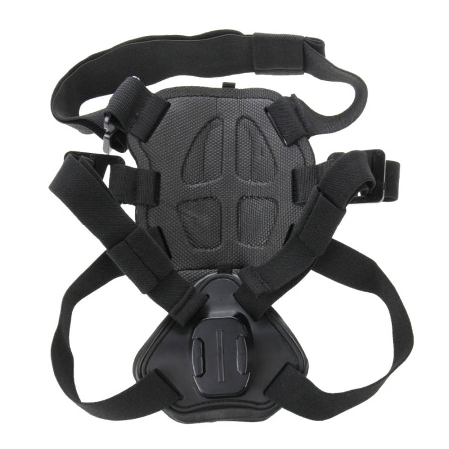 PULUZ Hound Dog Fetch Harness Adjustable Chest Strap Mount for GoPro, Insta360, DJI and Other Act...