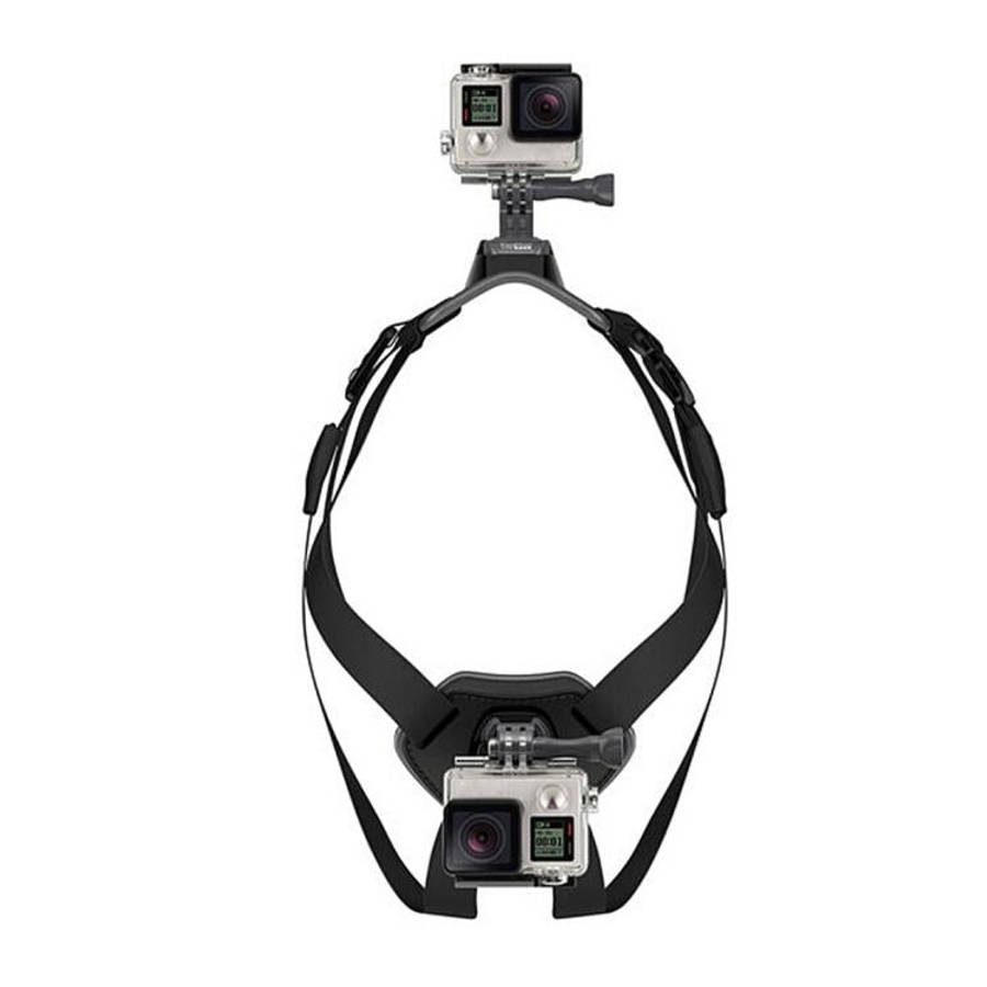 PULUZ Hound Dog Fetch Harness Adjustable Chest Strap Mount for GoPro, Insta360, DJI and Other Act...