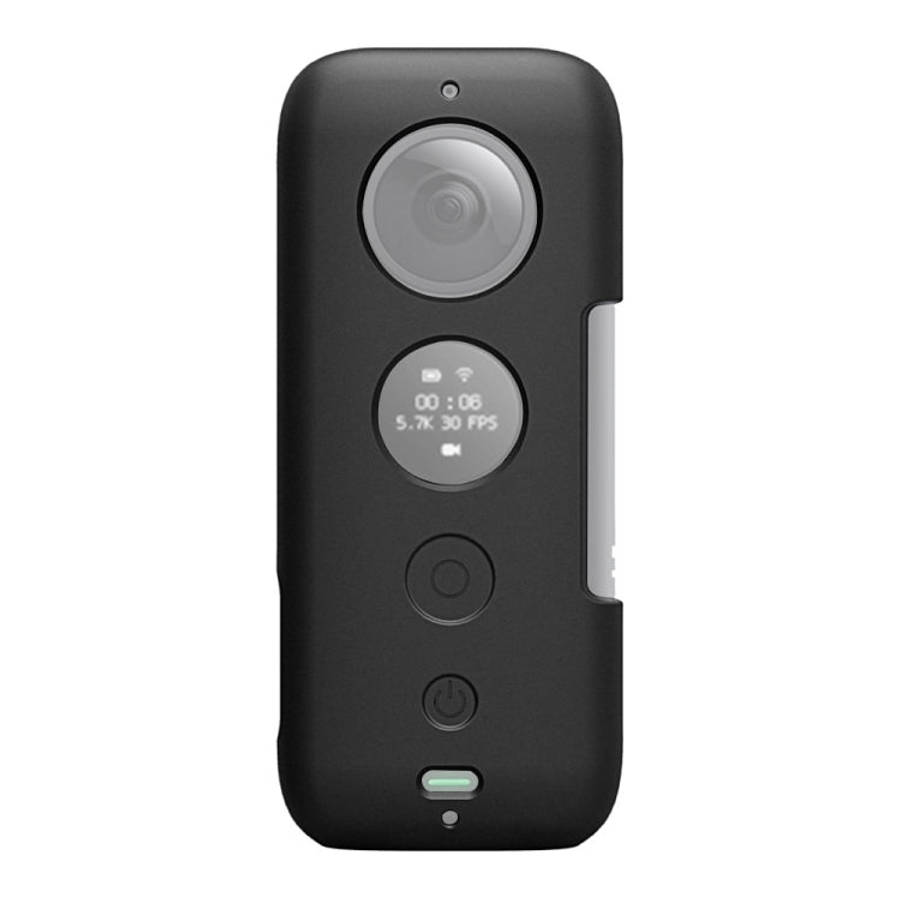 PULUZ Silicone Protective Case with Lens Cover for Insta360 ONE X, For Insta360 ONE X(Black), For...