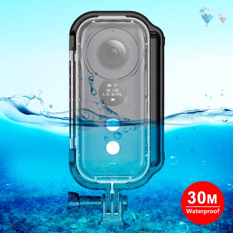 PULUZ 30m Underwater Waterproof Housing Protective Case for Insta360 ONE X, with Buckle Basic Mou...