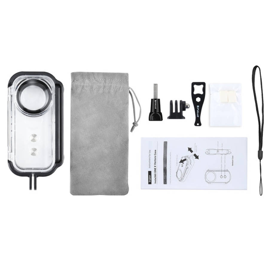 PULUZ 30m Underwater Waterproof Housing Protective Case for Insta360 ONE X, with Buckle Basic Mou...