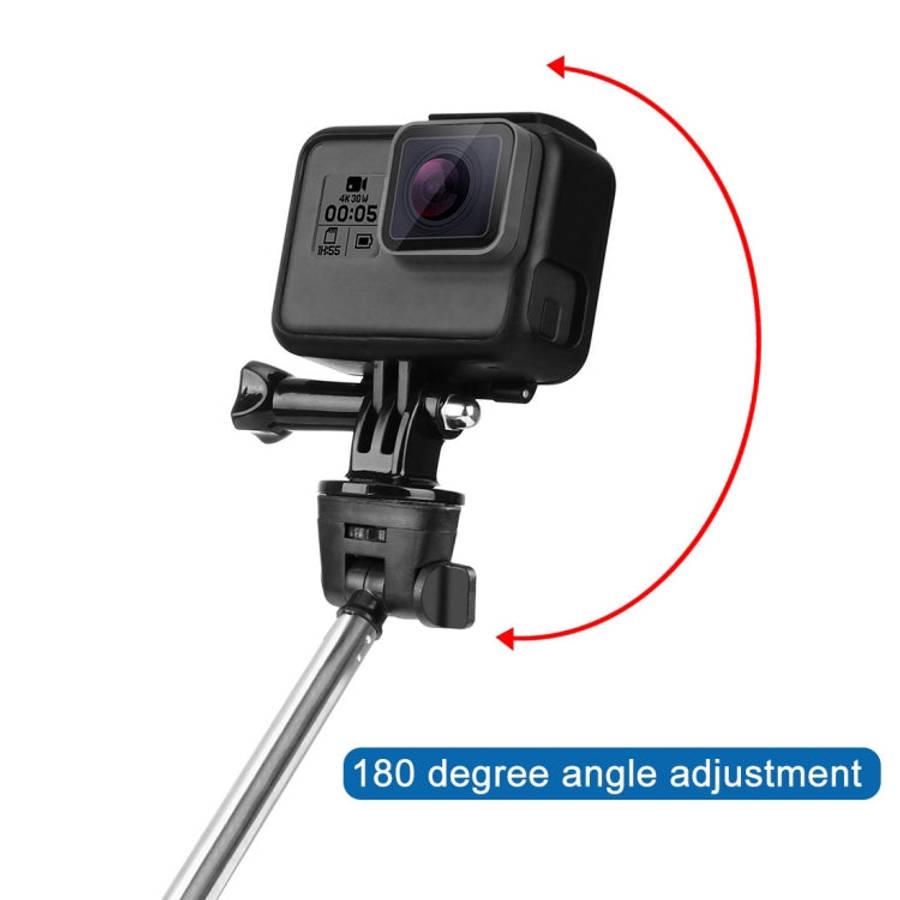 PULUZ Extendable Handheld Selfie Monopod for DJI, Insta360, GoPro and Other Action Cameras, Lengt...