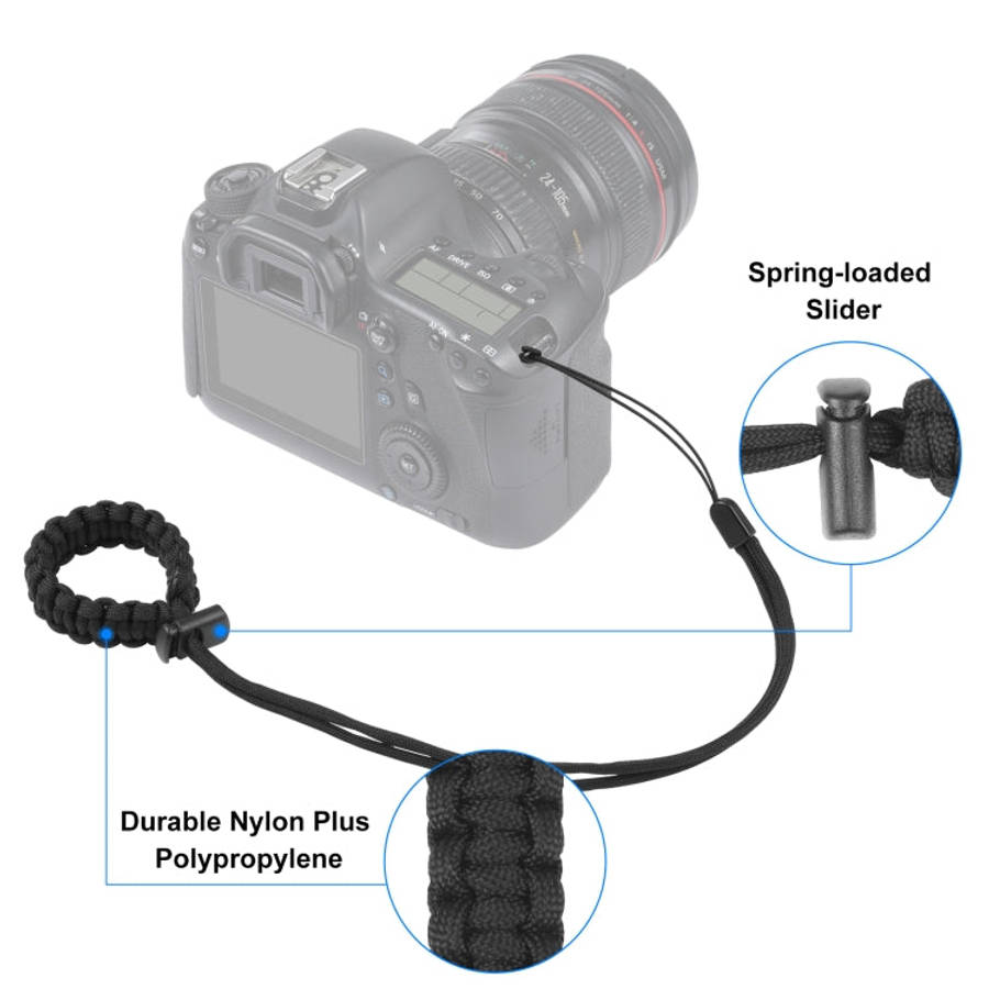 PULUZ Braided Sport Anti-lost Camera Adjustable Wrist Strap