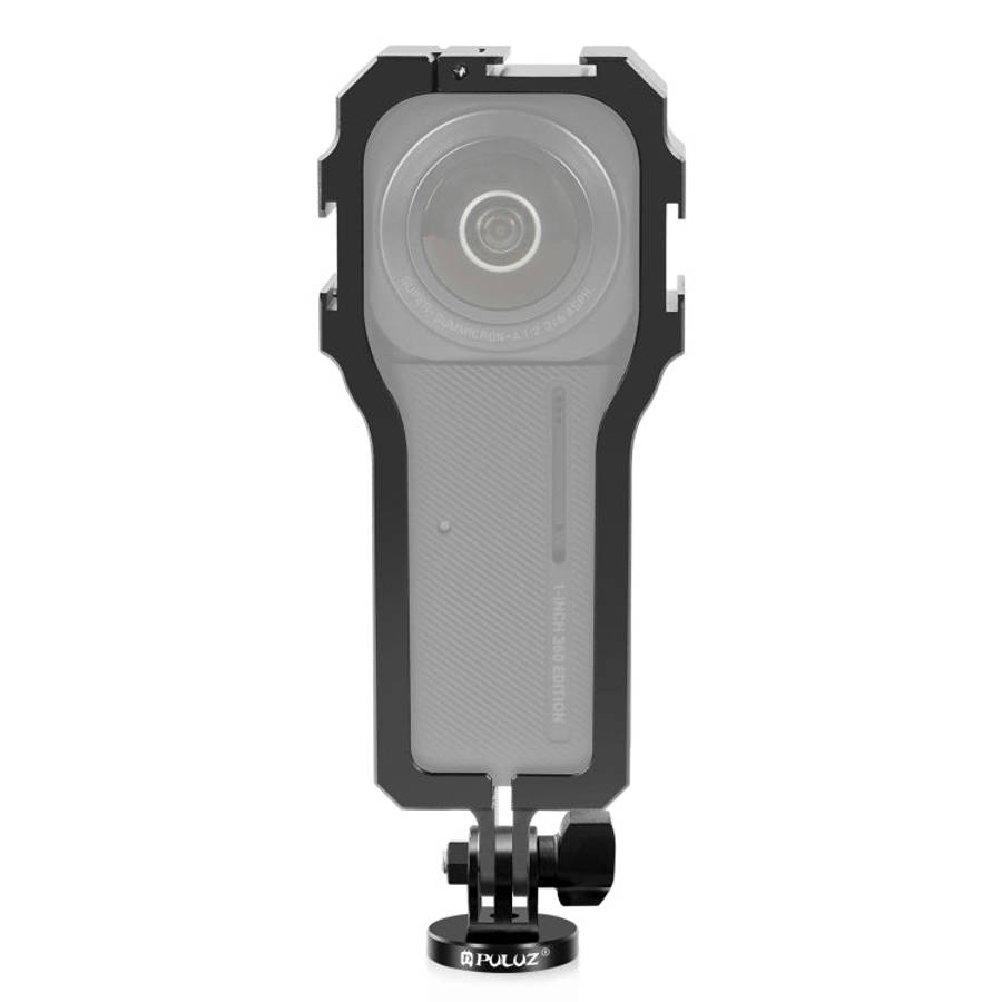 PULUZ Protective Cage Rig Housing Frame with Cold Shoe for Insta360 ONE RS 1-Inch 360 Edition, Pr...