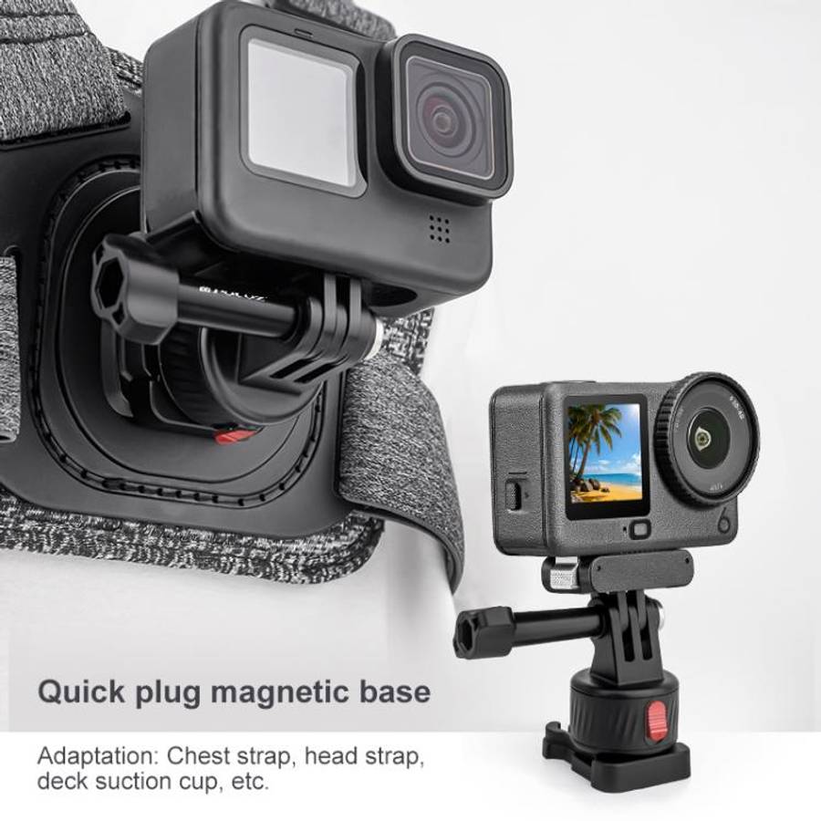 PULUZ Action Camera Quick Release Magnetic Base Adapter, Quick Release Magnetic Base