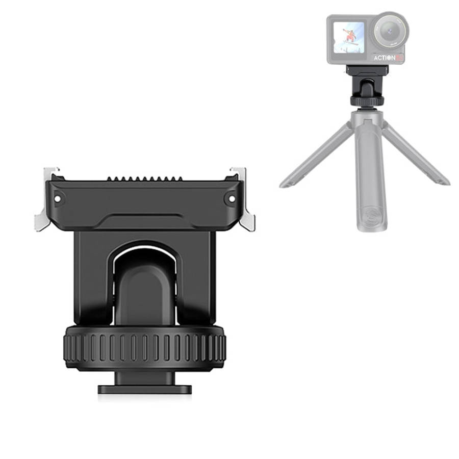 For DJI Osmo Action 5 Pro / 4 / 3 PULUZ Cold Shoe Gimbal Quick Release Base Adapter, For DJI Osmo...