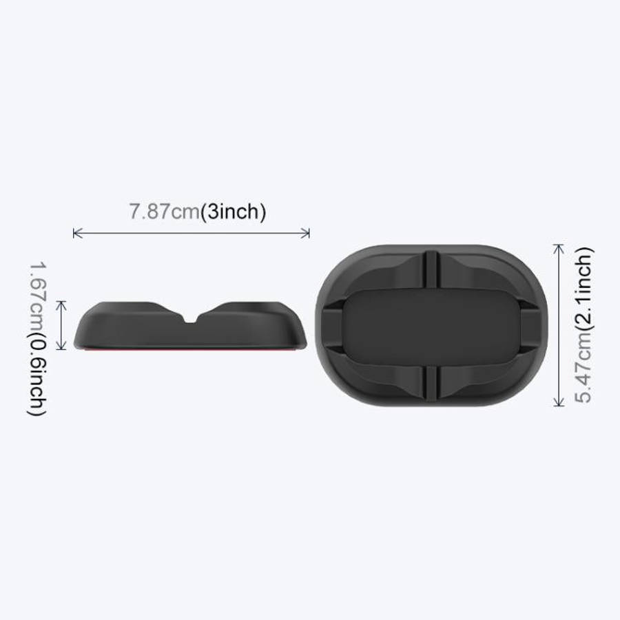 For DJI Osmo 360 PULUZ Car Silicone Base Stand, For DJI Osmo 360 Car Silicone Base
