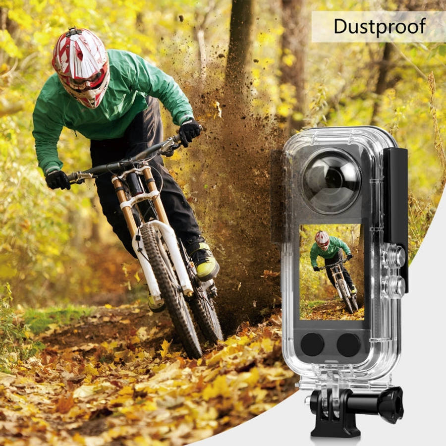 For Insta360 X3 PULUZ 30m Underwater Waterproof Housing Case, 30m Waterproof Case