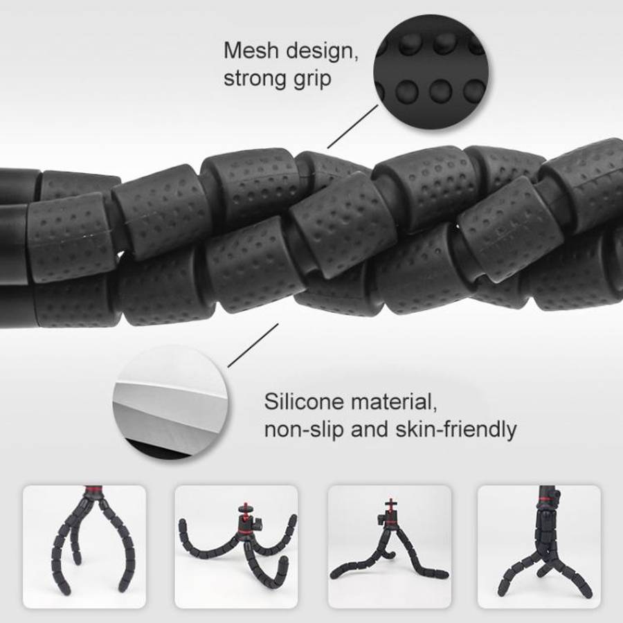 PULUZ Mini Octopus Flexible Tripod Holder with Remote Control for SLR Cameras, GoPro, Cellphone