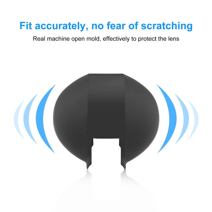 For Insta360 X3 PULUZ Invisible Dive Case Lens Guard Silicone Protective Cover, For Insta360 X4 / X3
