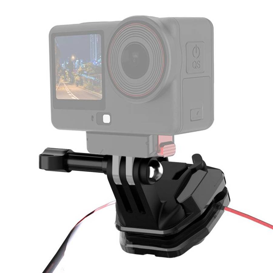 PULUZ Motorcycle Windshield Action Camera Mount Clip for GoPro Hero12 Black / DJI Osmo Action 4 /...