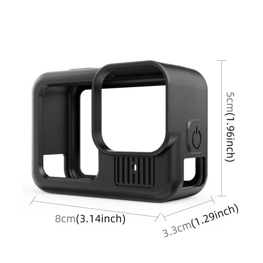 For GoPro HERO13 Black PULUZ Silicone Protective Case Side Interface Cover with Wrist Strap & Len...