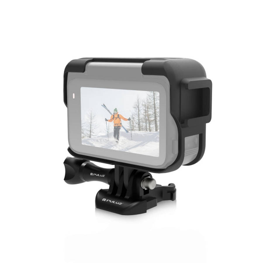 For Insta360 Ace Pro PULUZ Plastic Cage Expansion Adapter Frame with Cold Shoe Base, For Insta360...