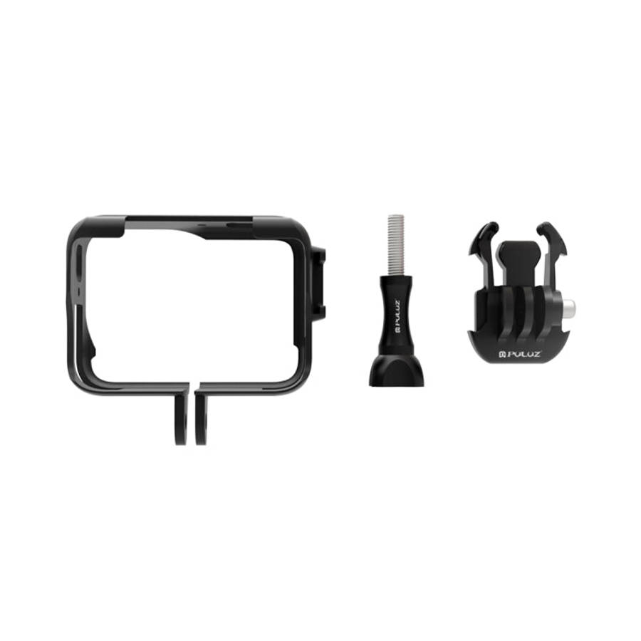 For Insta360 Ace Pro PULUZ Plastic Cage Expansion Adapter Frame with Cold Shoe Base, For Insta360...