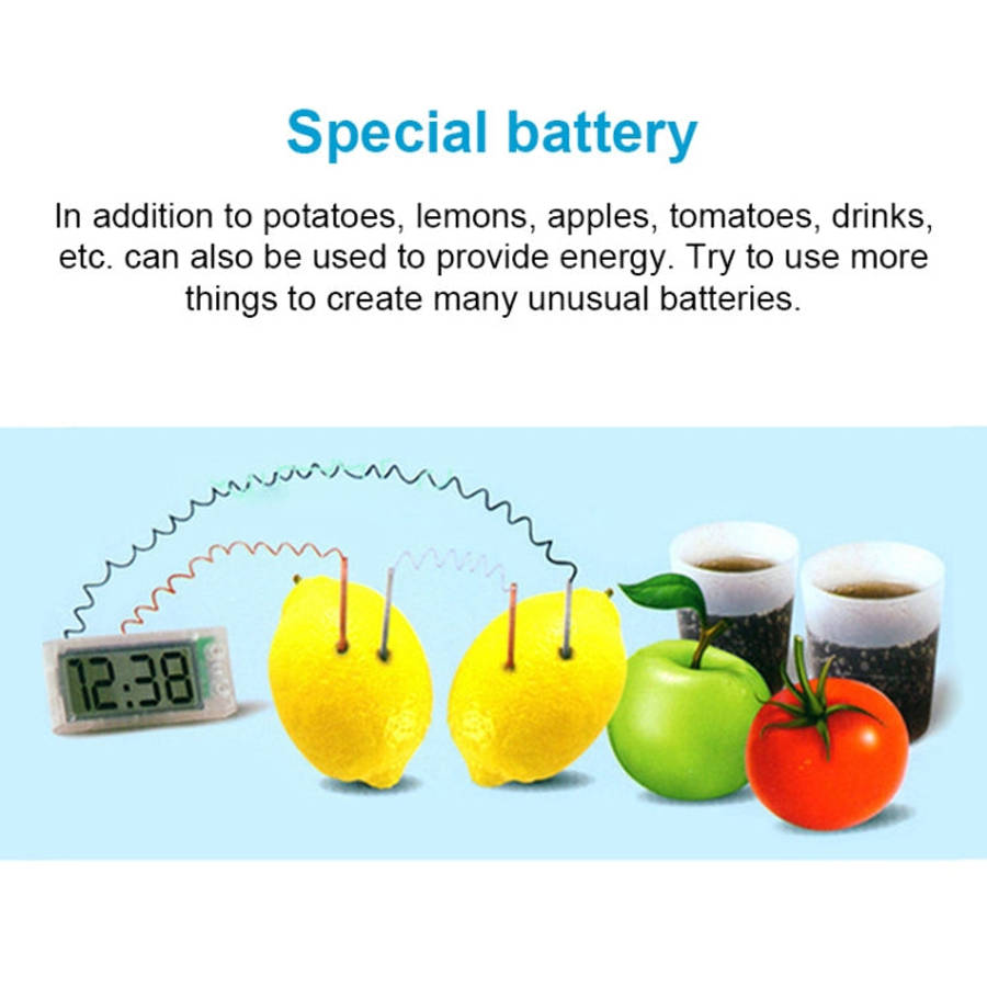 DIY Novel Green Science Potato Digital Clock Educational Kit with 2 inch LCD Screen (Potato NOT I...