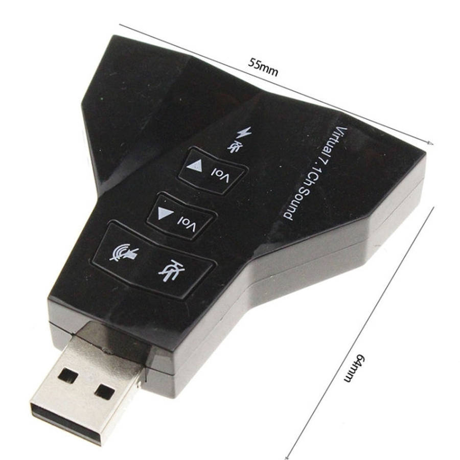 2.1 Channel USB Sound Adapter (Double USB Microphone,Double USB Headset)