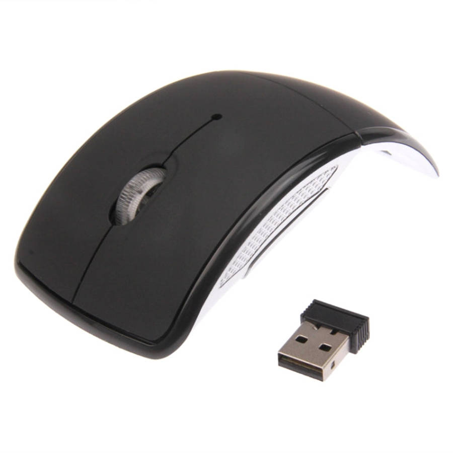 Wireless 2.4GHz 800-1200-1600dpi Snap-in Transceiver Folding Wireless Optical Mouse / Mice, 2.4GH...