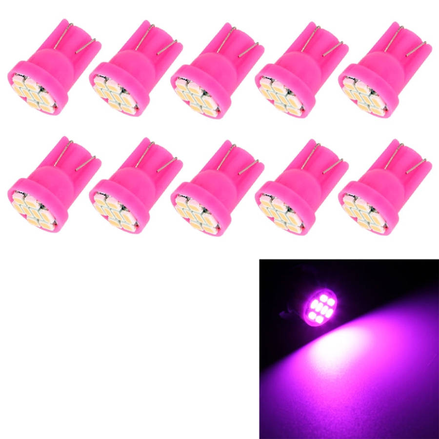 10 PCS T10 8 LED Car Signal Light Bulb