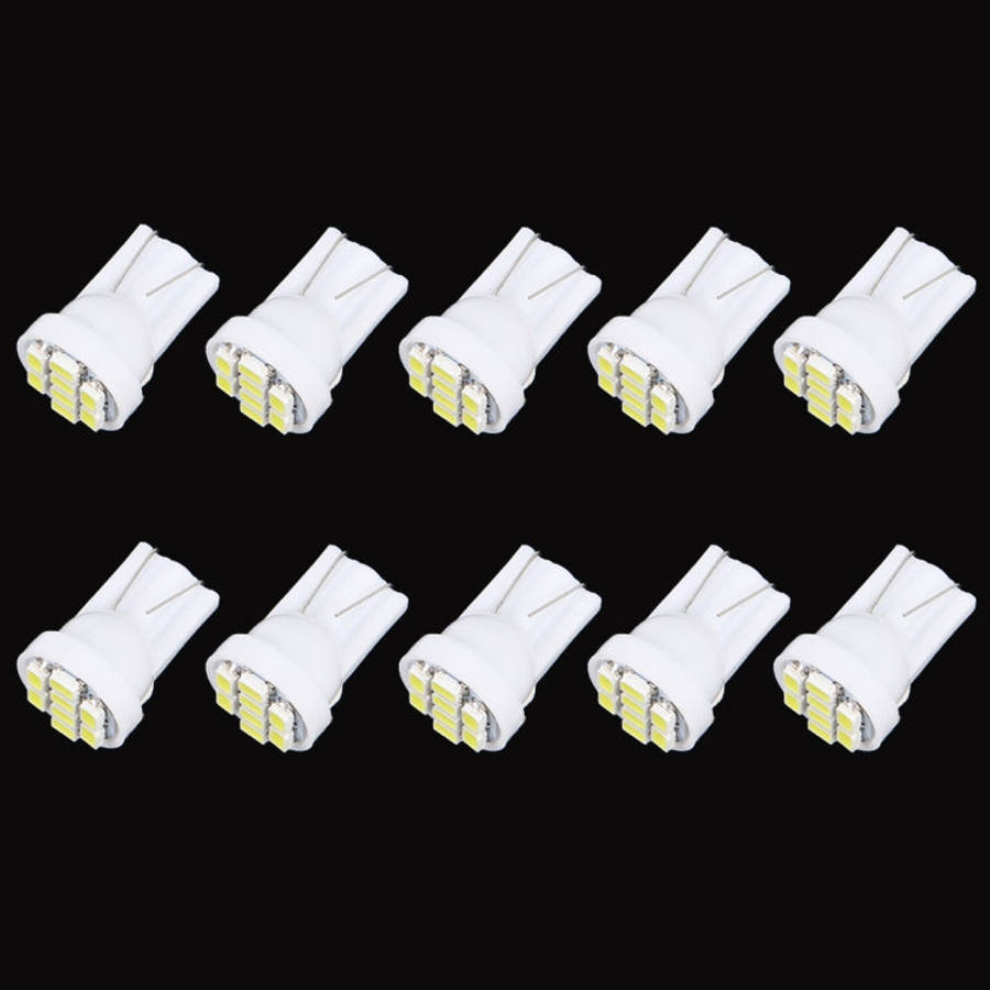 10 PCS T10 8 LED Car Signal Light Bulb