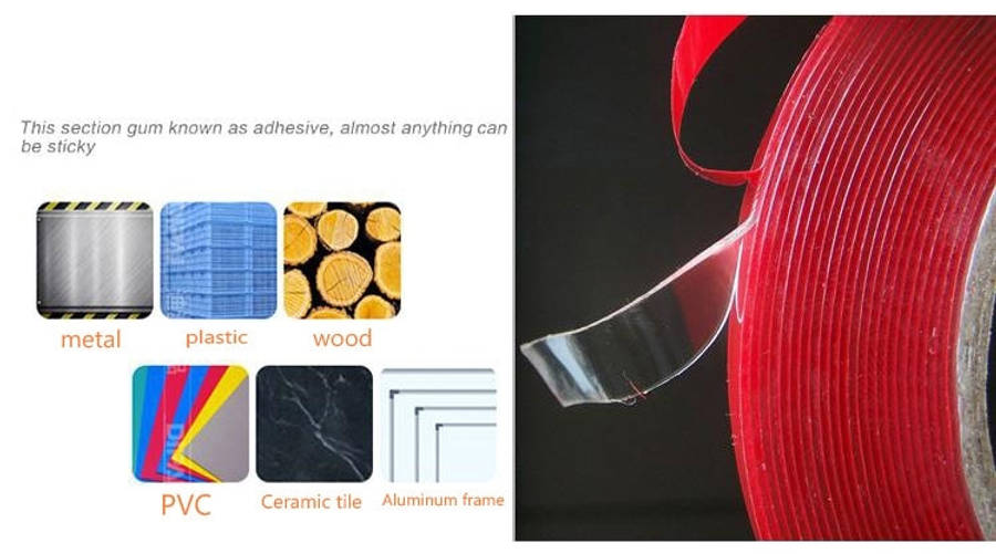 Universal Transparent Double Sided Adhesive Tape, Width: 2cm, Length: 2m, 2cm