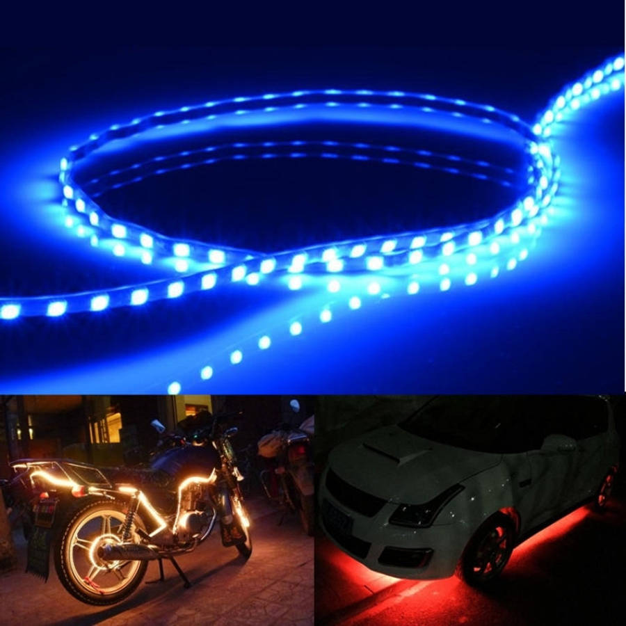5 PCS Flow Style 45 LED 3528 SMD Waterproof Flexible Car Strip Light for Car Decoration, DC 12V, ...