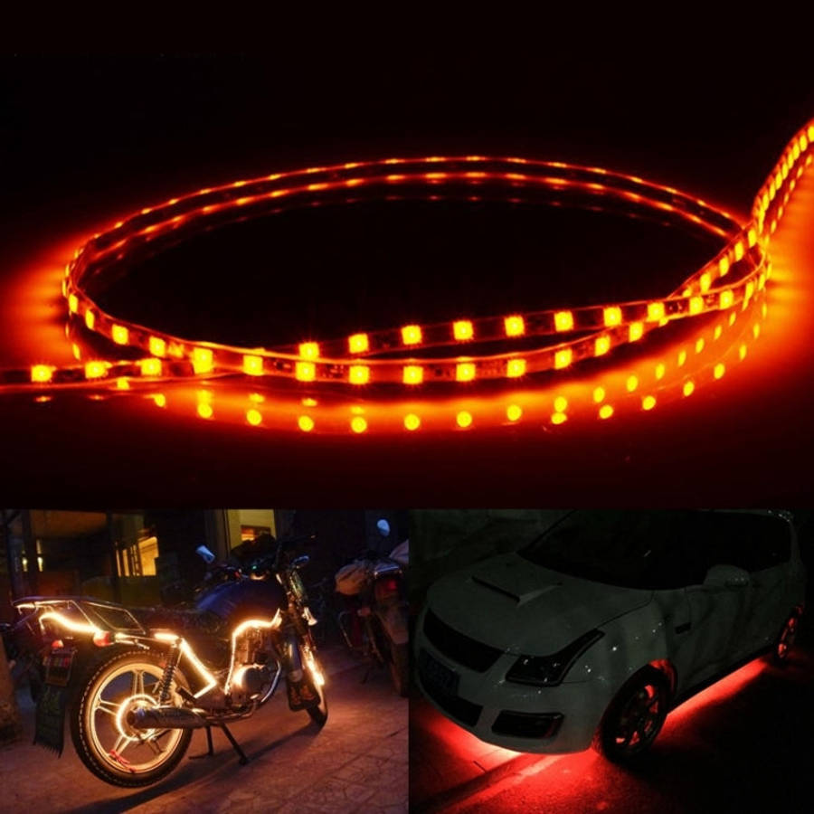 5 PCS Flow Style 45 LED 3528 SMD Waterproof Flexible Car Strip Light for Car Decoration, DC 12V, ...