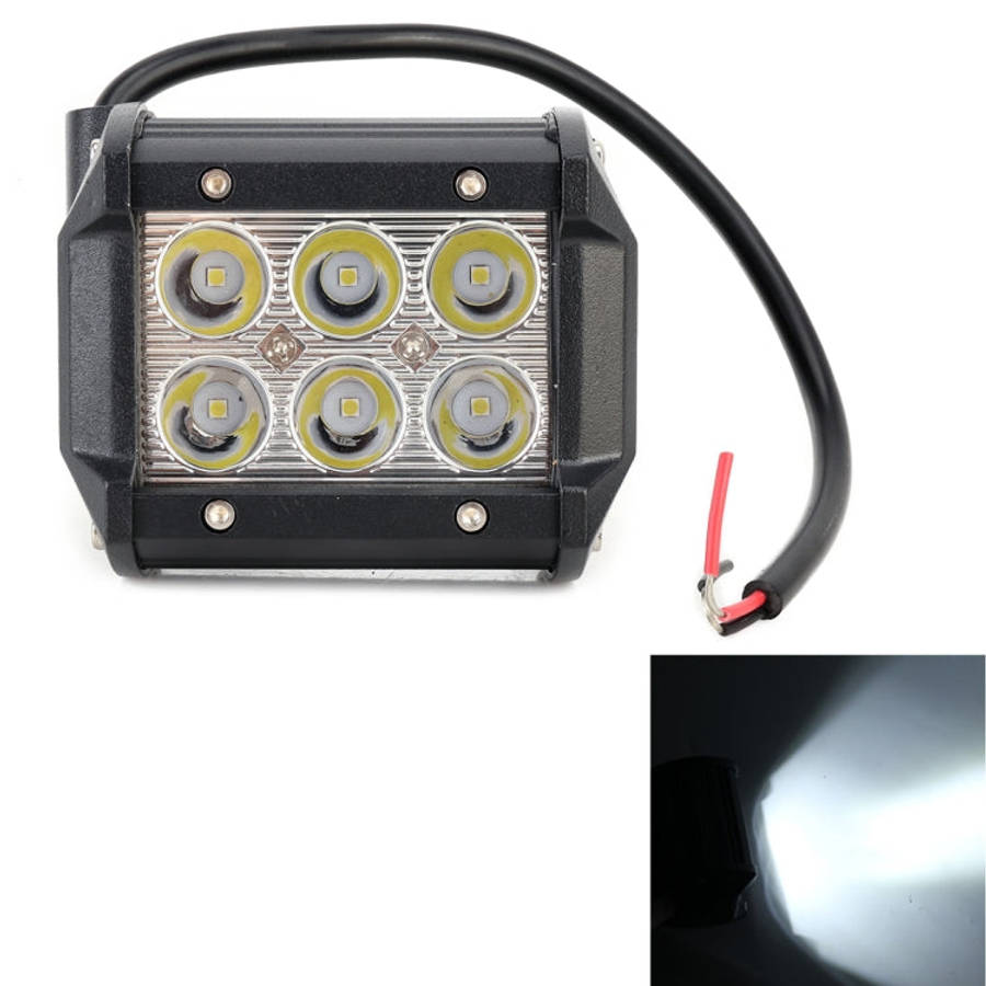 18W CREE 6 LED White Light Condenser Engineering Lamp / Waterproof IP67 SUVs Light, DC 10-30V, 6 LED