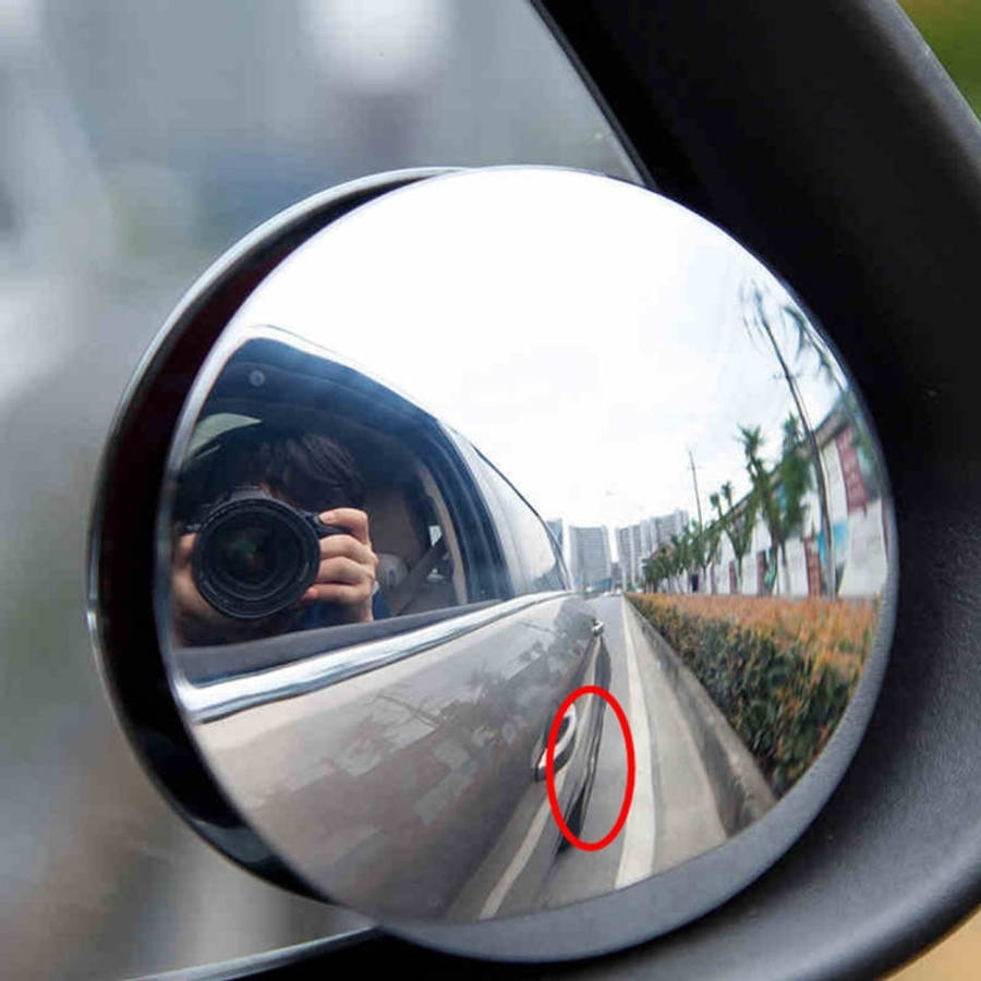 3R-033 Car Blind Spot Rear View Wide Angle Mirror, Diameter: 9.5cm, 3R-033