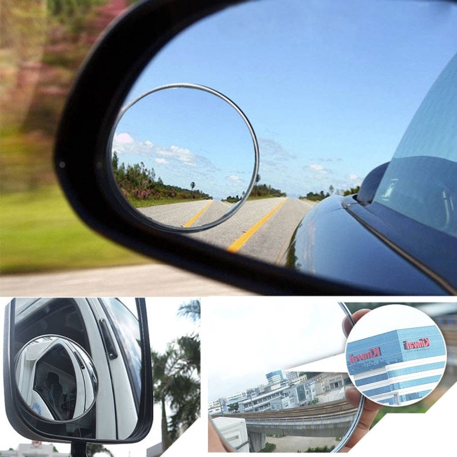 3R-033 Car Blind Spot Rear View Wide Angle Mirror, Diameter: 9.5cm, 3R-033